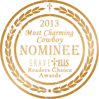 Zach Gamble has been nominated Most Charming Cowboy, in the Readers Choice 2013 awards! If you liked Zach, please vote for him!