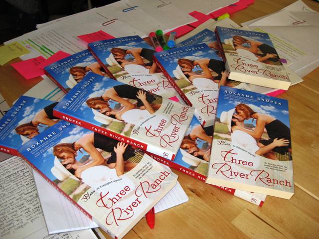In the midst of revisions on the next book in the series, my copies of the first book arrived!! Whoo-hoo!